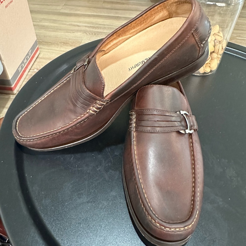 Men leather shoes wide